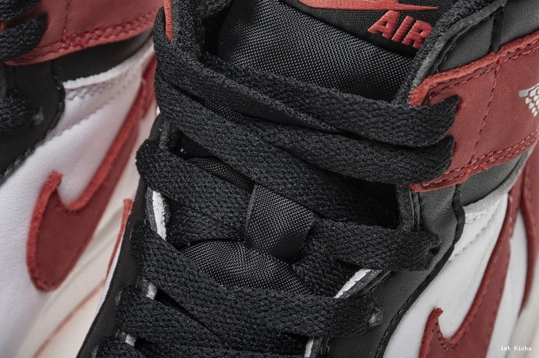 Air Jordan  1 Red Retro 555088-112 6 Rings Track High 0102